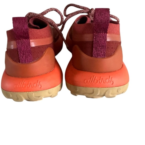 ALLBIRDS TRAIL RUNNERS SWT ORANGE RED SNEAKERS SIZE 7 - Picture 10 of 13